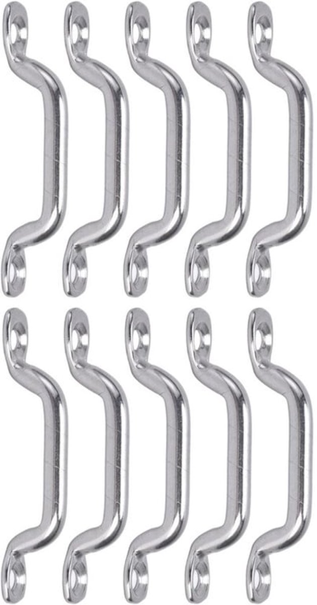 Pad Eye Set van 10 Stuks - RVS 316 - Vastsjorren - Bevestigen - Bootaccessoires - Duurzaam en veilig - Bootanker