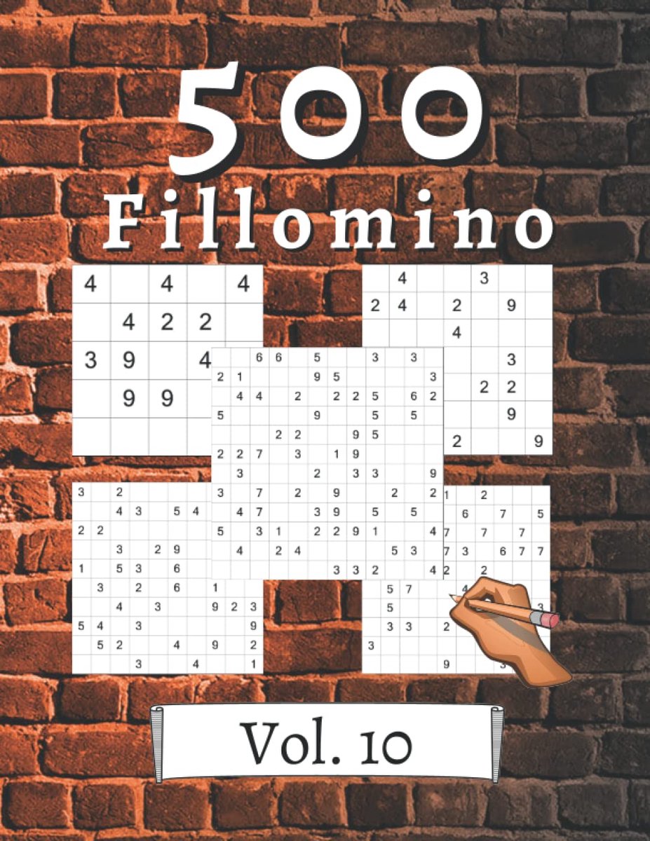 SnelShoppen - 500 Fillomino Puzzels - Japanse Hersengymnastiek voor Jong en Oud - Geschikt voor Beginners en Professionals - Verhoog je Concentratie e