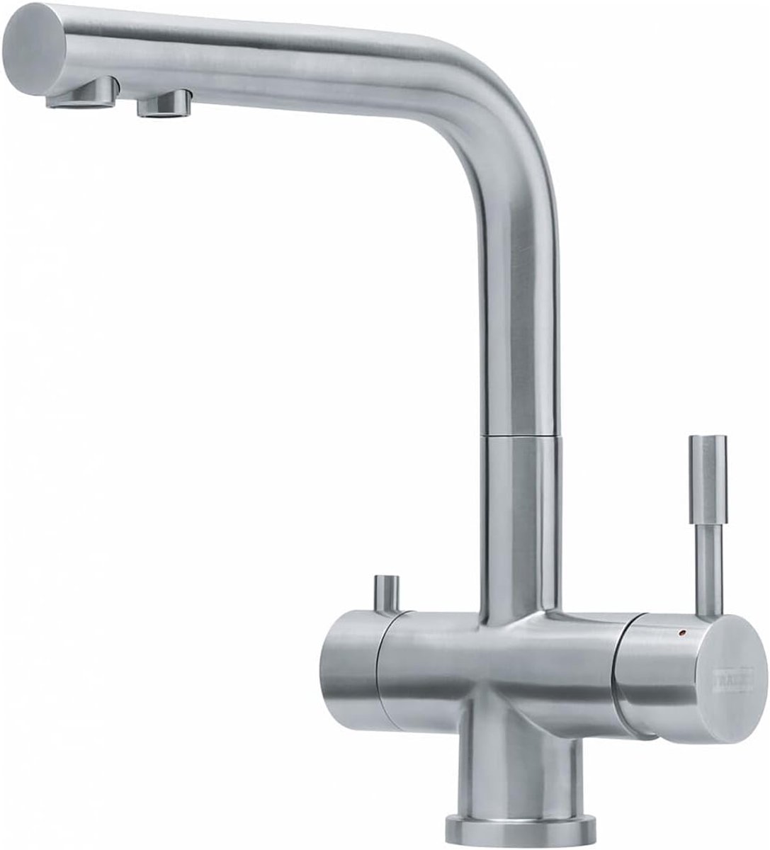 SnelShoppen - Keukenkraan met Filtratiesysteem, RVS, 214 mm Hoog, Voor Pure Water, Hoge Doorstroom, Stille en Duurzame Design, Ideaal voor Ruime Keuke
