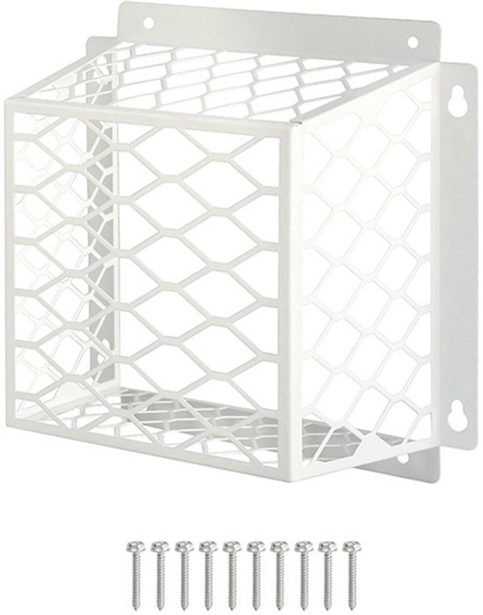 Droger ventilatie-uitlaat vogelbestendige kap, ventilatiedeksel, beschermkap, geschikt voor 3~4 inch ventilatorafdekking, ventilatiekap, wit