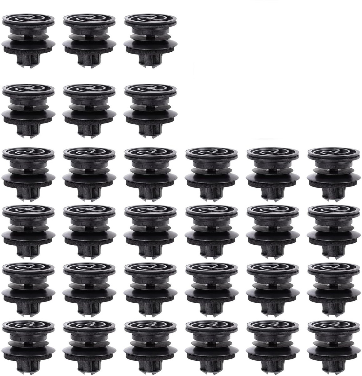 Deurtrim clips 30 stuks - plastic - robuust en duurzaam - eenvoudig te installeren - SnelShoppen