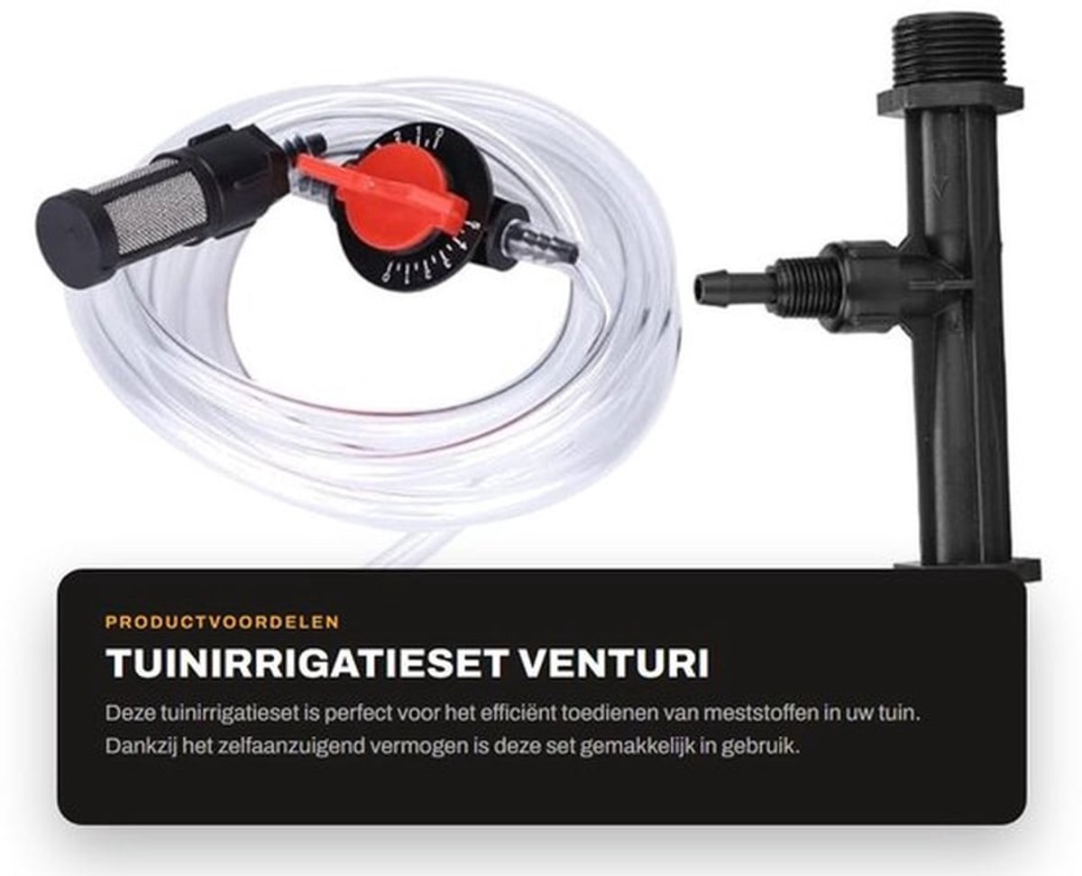 Tuinirrigatieset Venturi Meststofinjectieschakelaar