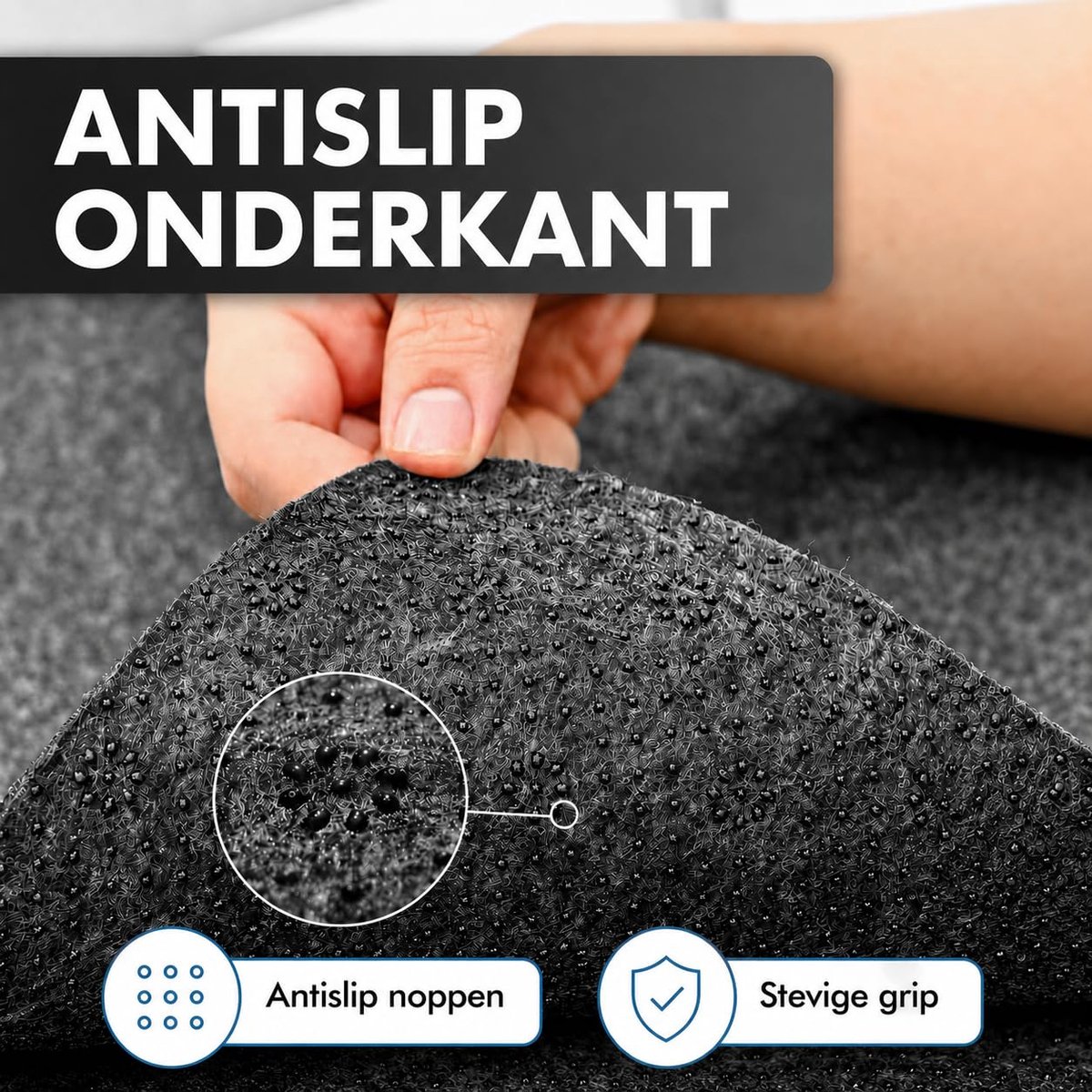 SnelShoppen - Bureau Onderlegger van Vilt - 120 x 60 cm - Grote Muismat - Antislip Desk Mat voor Thuiskantoor - Donkergrijs - Bureauonderlegger voor W — cadeau in Wonen & Interieur - foto 7