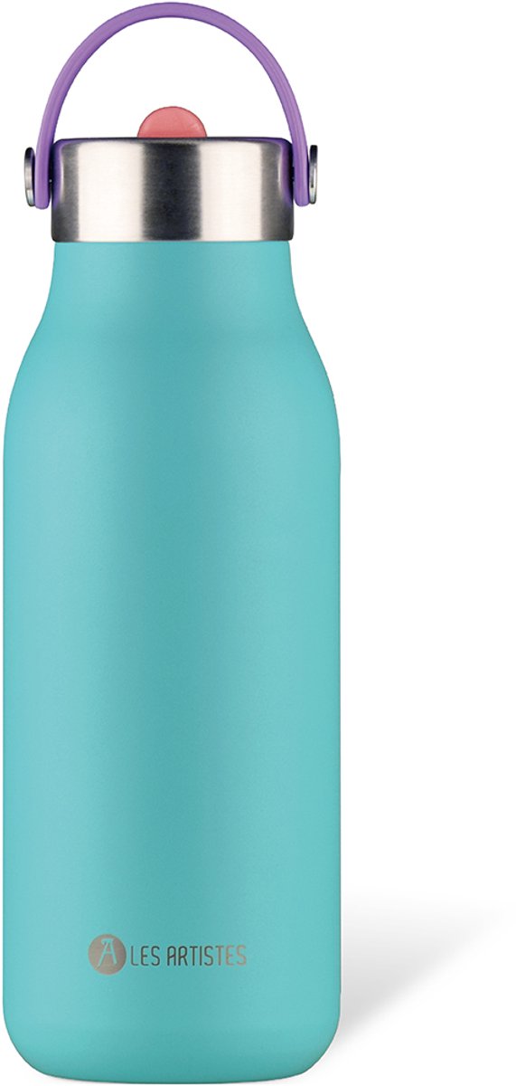 Les Artistes Paris - Drinkfles - Thermosfles 2.0 - 1000ml - Sky - met geïntegreerd rietje