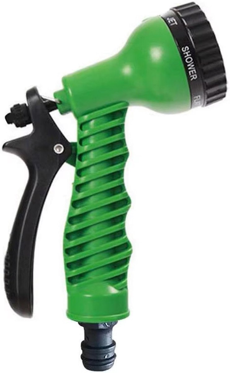 Slangpistool - Water Spuitmond - Tuin en Auto - Verstelbaar Mondstuk - 18 cm - Groen