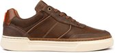 Bufflox rome sneakers heren bruin leer