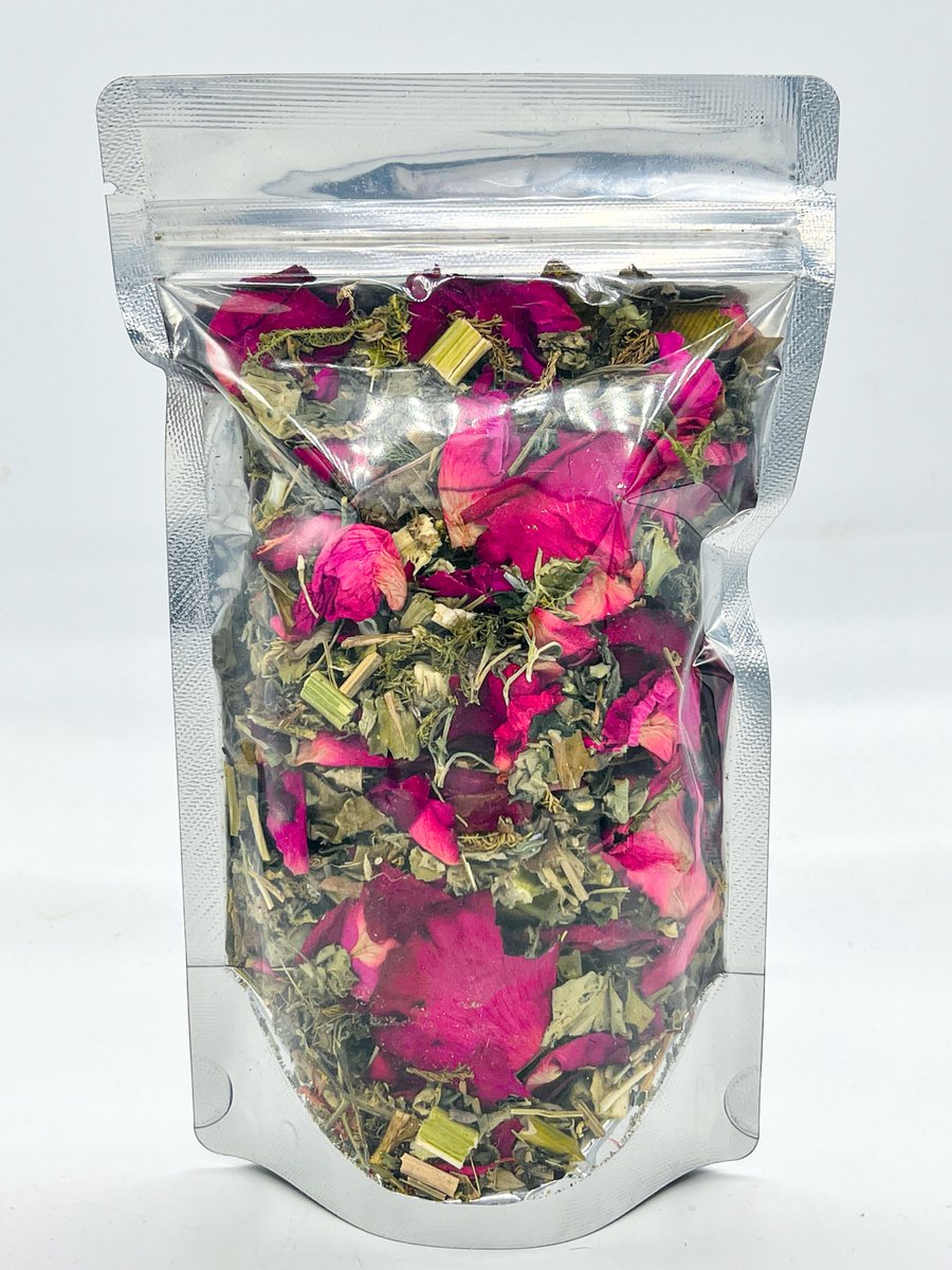 Herbal&Velde® Organic Yoni Steam 50g – Premium Botanical Blend – 100% Pure Kruidenmix voor een Feminine Herbal Ritual | Plant-Based & Vegan | Geformuleerd en Verpakt in Nederland