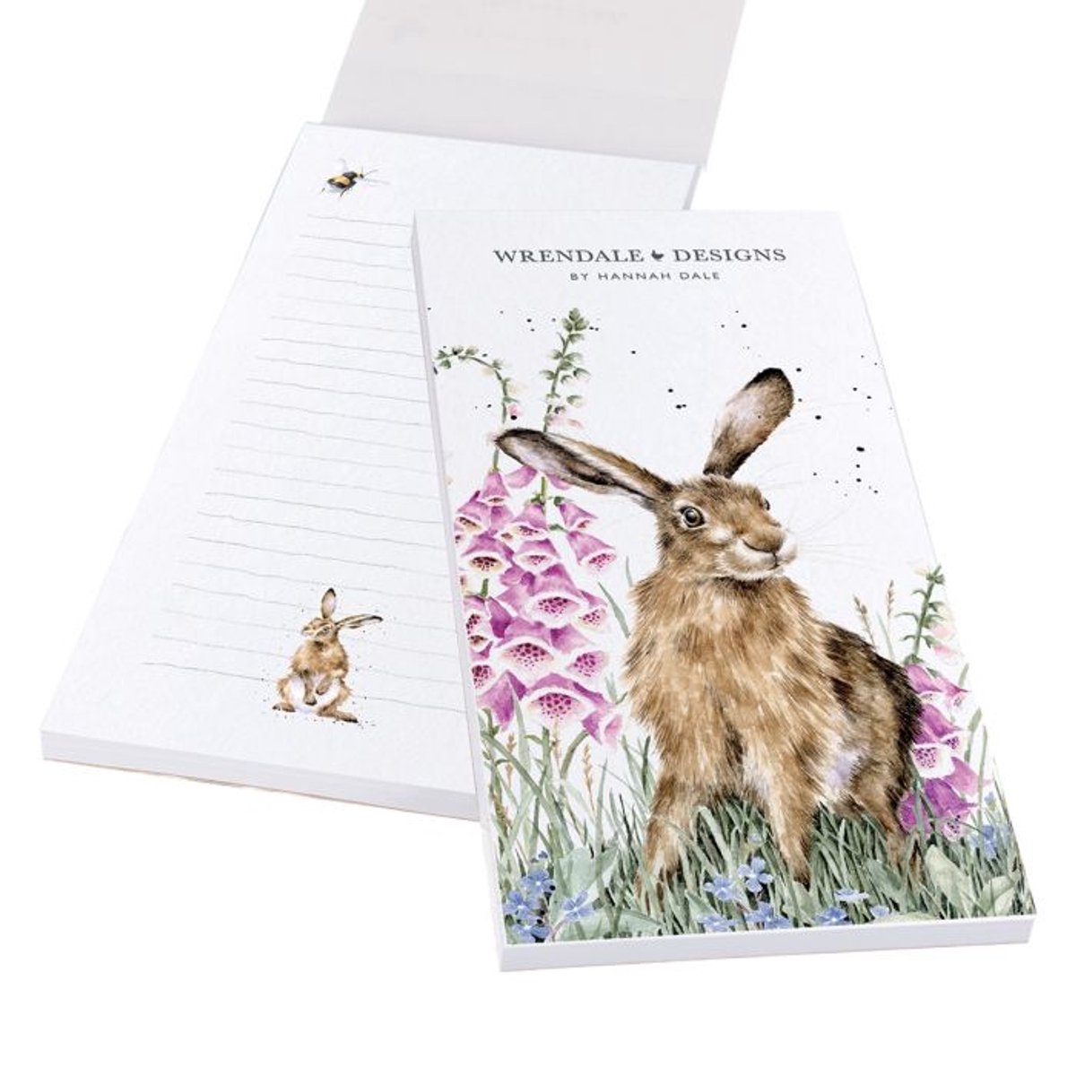 Wrendale Magnetic Shopping Pad - Hare Shopping Pad The Wild Garden - Boodschappenlijstje