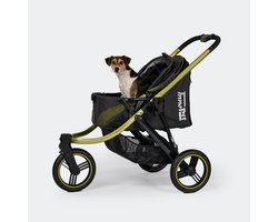 InnoPet Premium Comfort - Hondenbuggy - All Terrain - Geschikt voor Hardlopen - Zwart/Groen