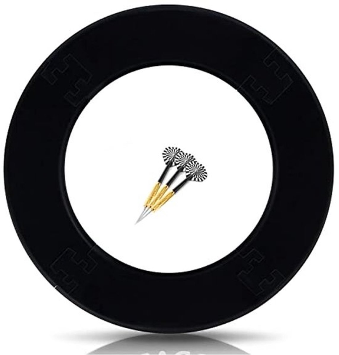 Dartbord Surround voor Wandbescherming - Zwarte Ring voor Stabiele Rand zonder Montage