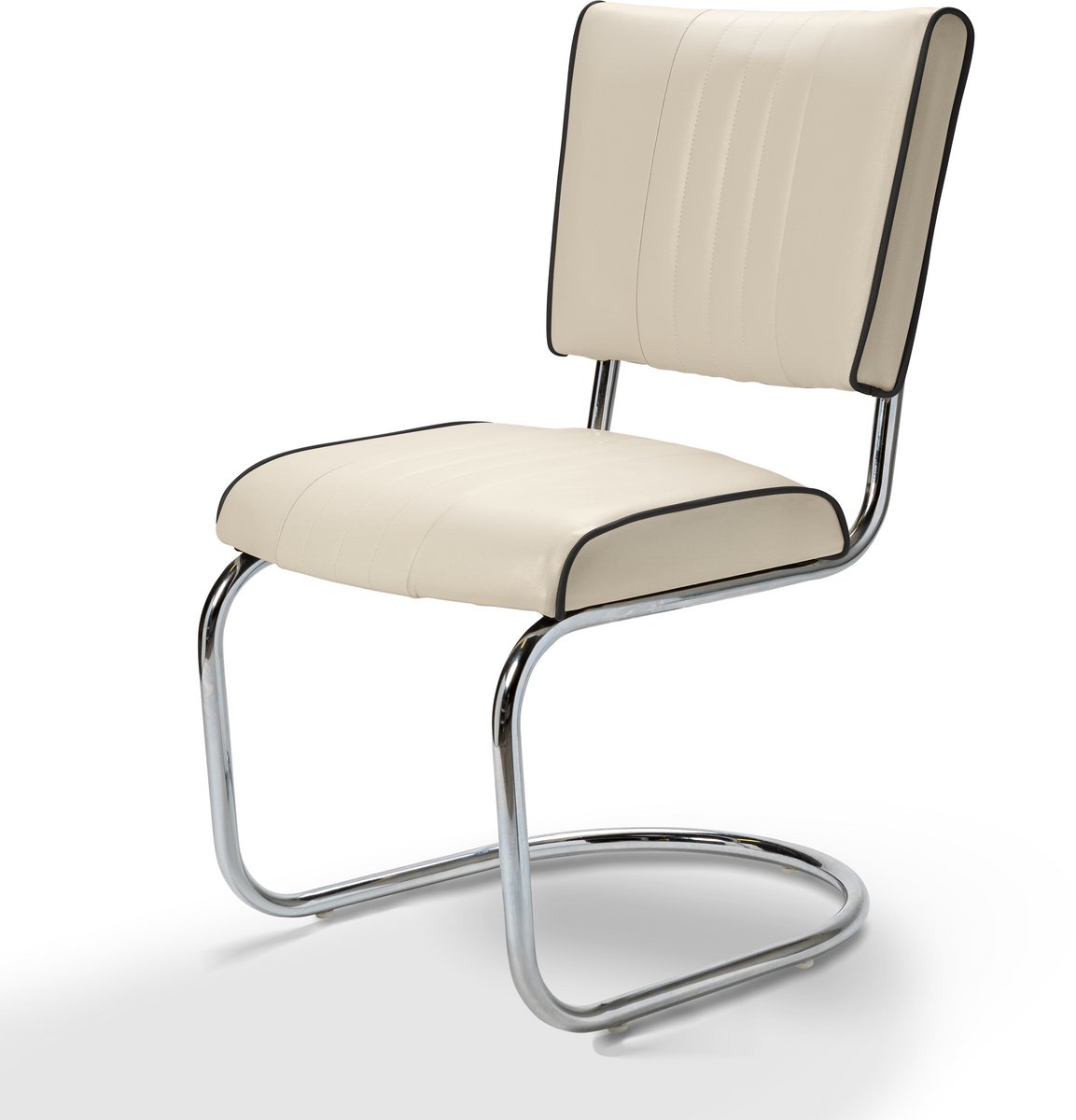Bel Air Furniture Prospect Chair BP Chrome wit