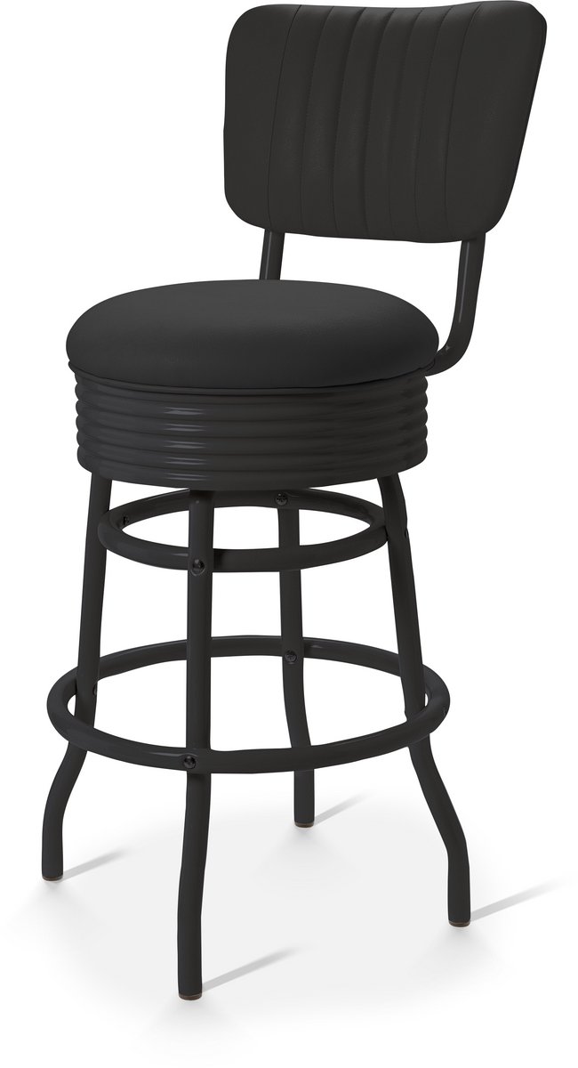 Bel Air Furniture Palace Barstool Backrest MP 66 Black zwart