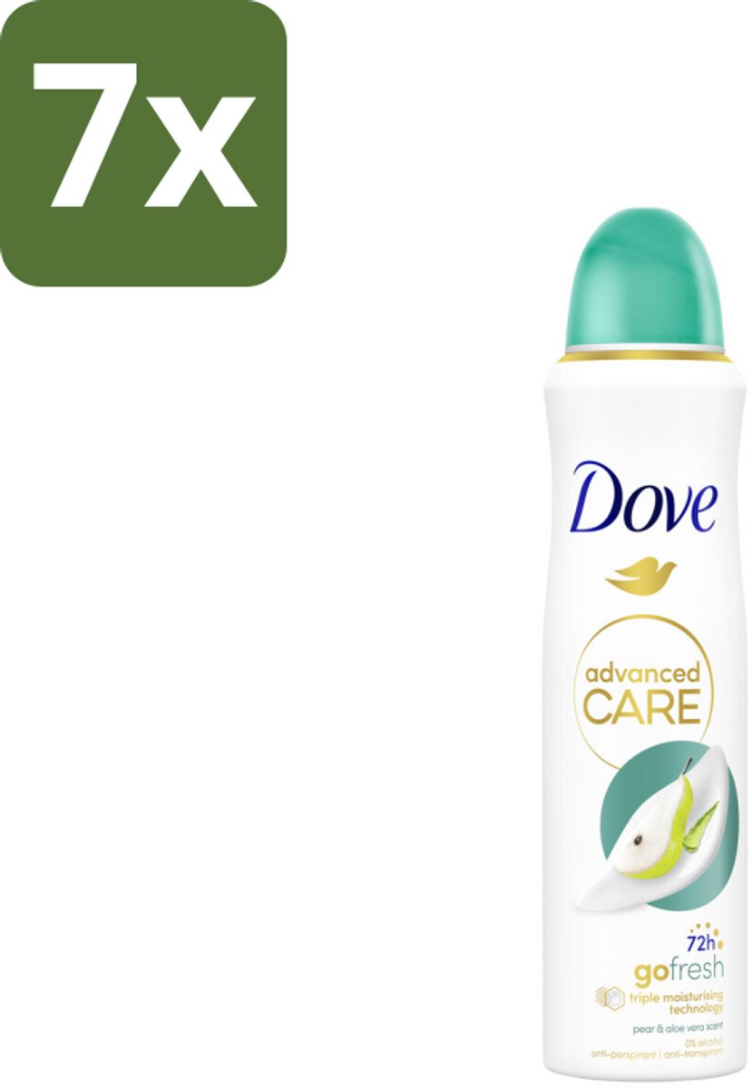 Dove – Deodorant Spray – Peer & Aloe Vera – 150 ml - Bulkverpakking - 7 stuks