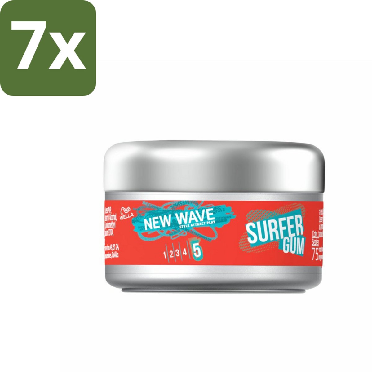 Wella – New Wave Shockwaves Texture Gum - 75 ml - Bulkverpakking - 7 stuks