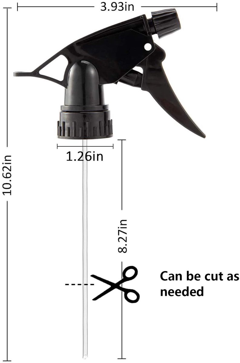 WANGCL 10 stks Standaard 28/400 Hals Spuitfles Vervanging Nozzle Herbruikbare Heavy Duty Mist Spray & Stream Sproeier - ShopVlot