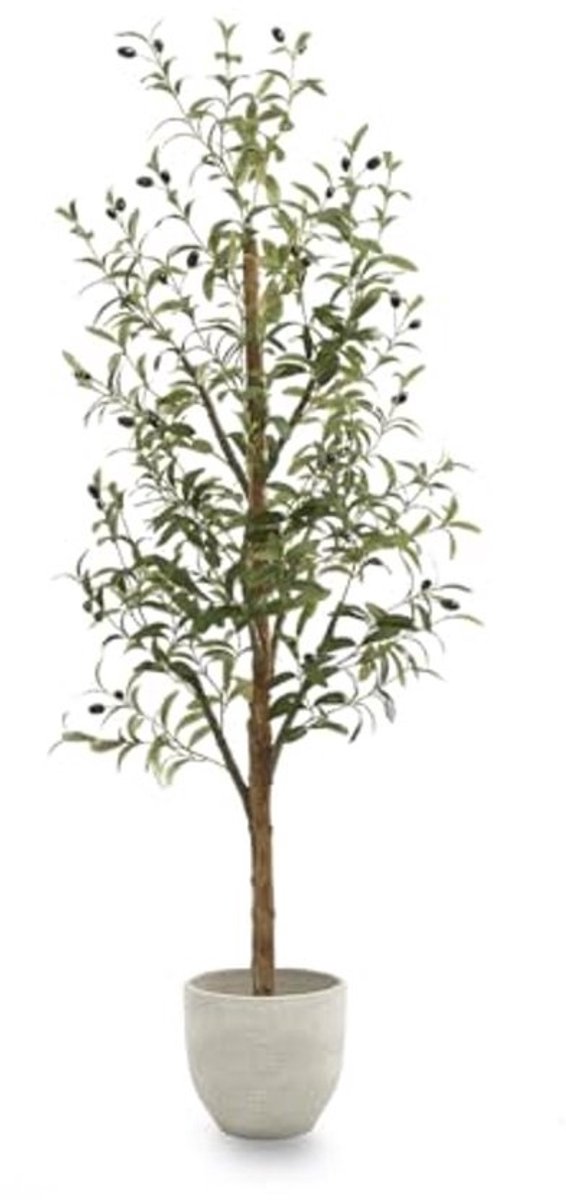 Decoratieve Kunstmatige Olijfboom - 150 x 60 cm Minimalistische Kunstplant