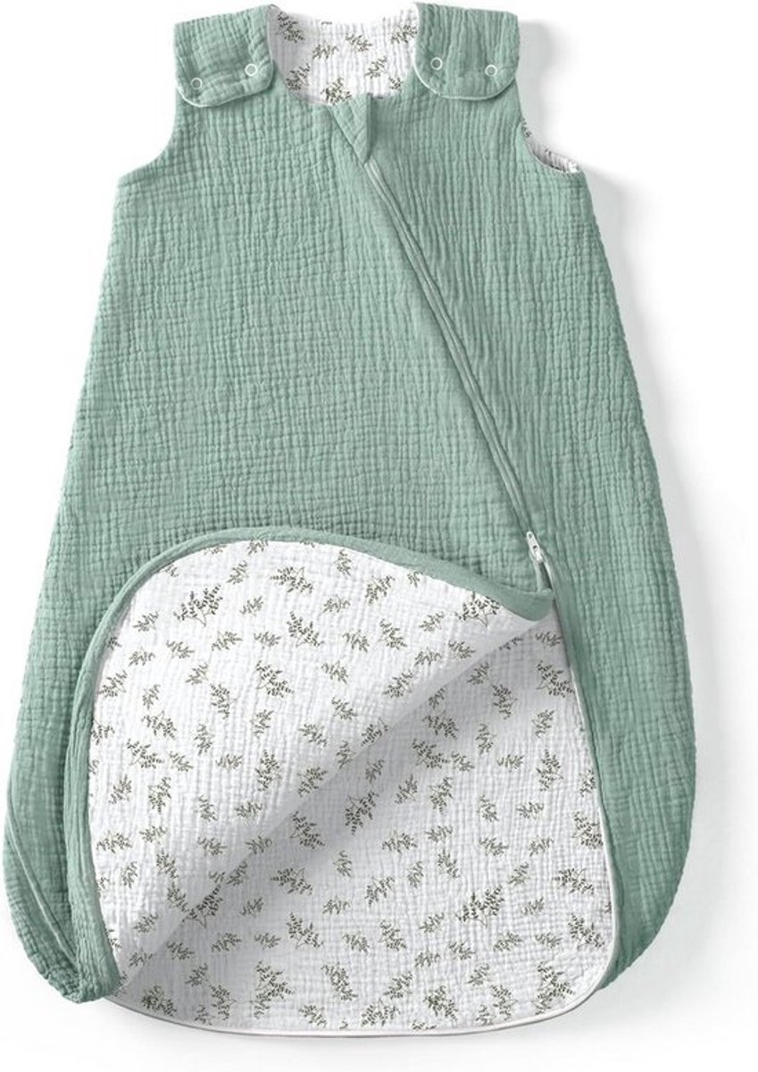 Babyslaapzak 3-9 maanden - Mousseline en Katoenen Slaapzak voor Baby's - 70 cm - Het Hele Jaar Door