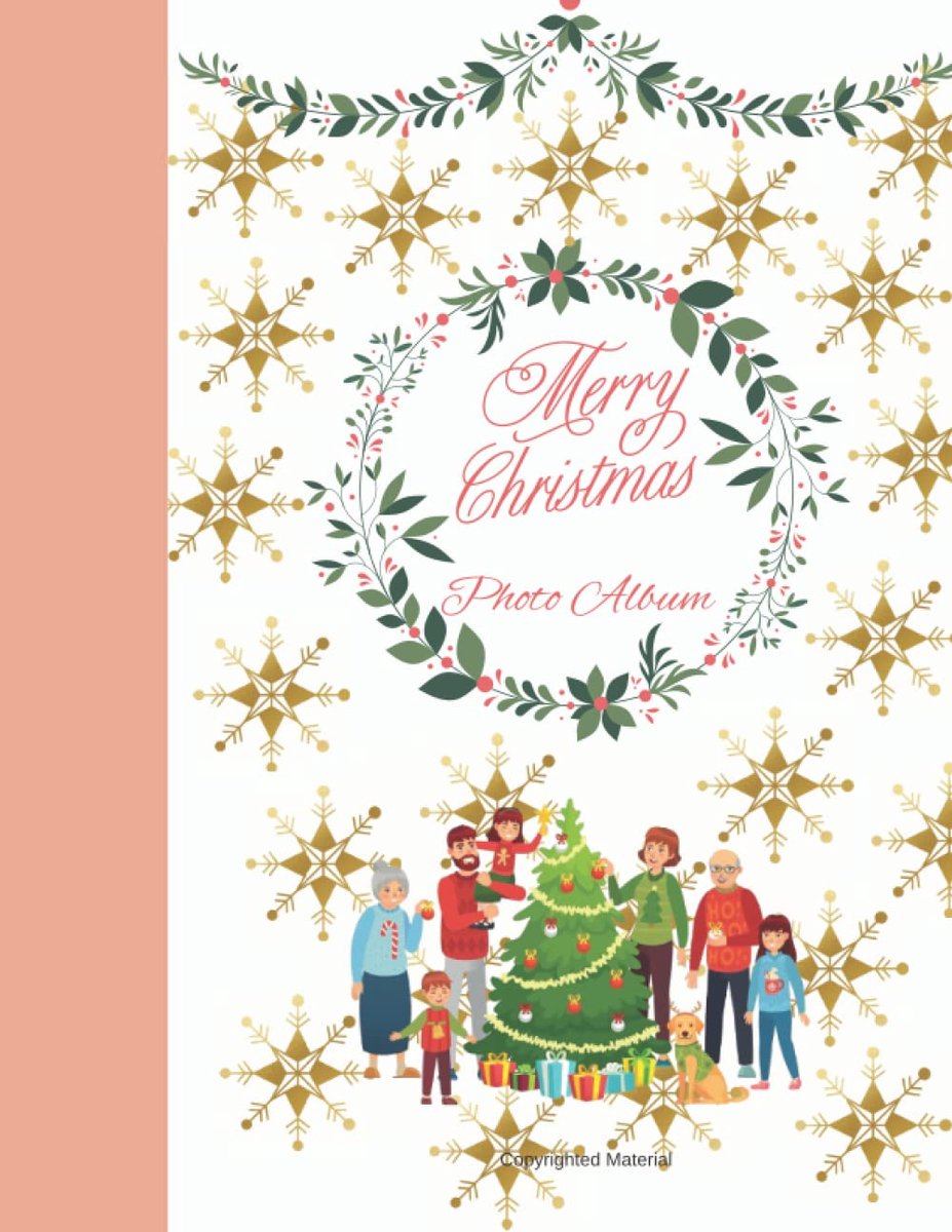 Merry Christmas Photo Album: Photo Album for holiday - ShopVlot