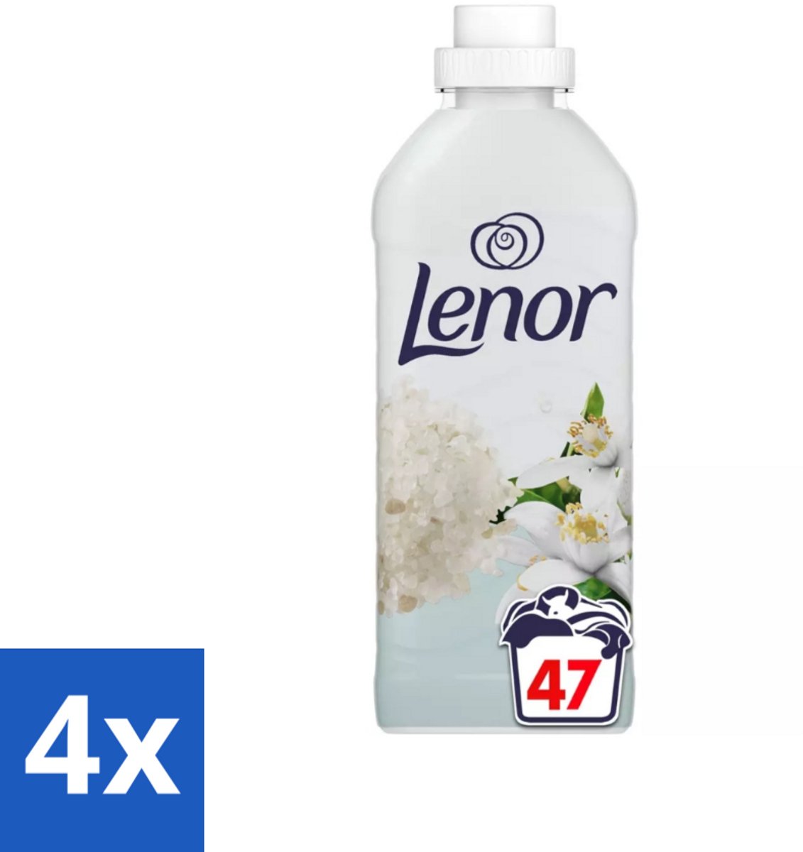 4 x Lenor - Wasverzachter - Citroenbloesem & Zeekristal - 47 Wasbeurten - Wasverzachter - Lenor - Citroenbloesem - Zeekristal - Frisse Geur