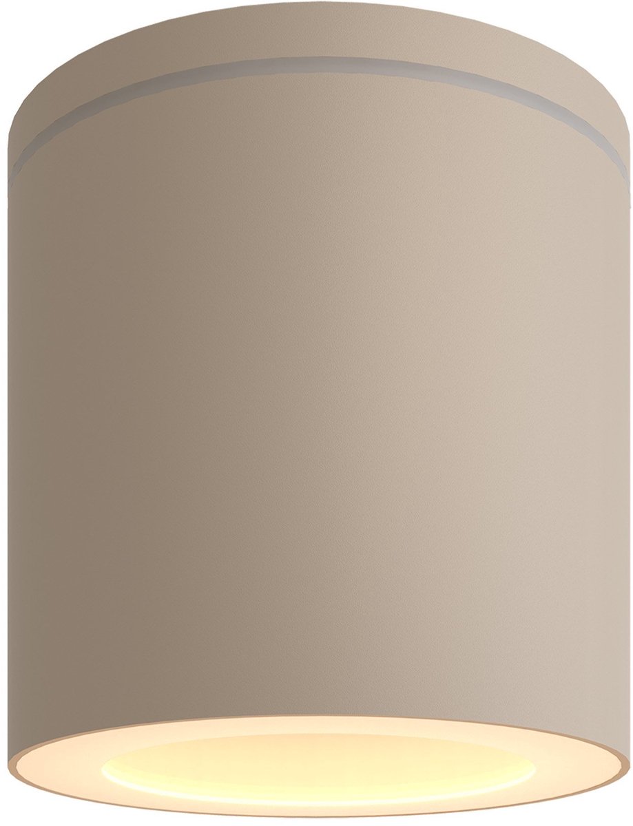 LEDVION LED opbouwspot IP54 beige GU10 fitting zonder lichtbron