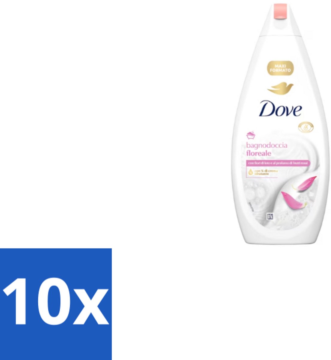 Dove – Douchegel – Lotus Bloem – 450 ml - Bulkverpakking - 10 stuks