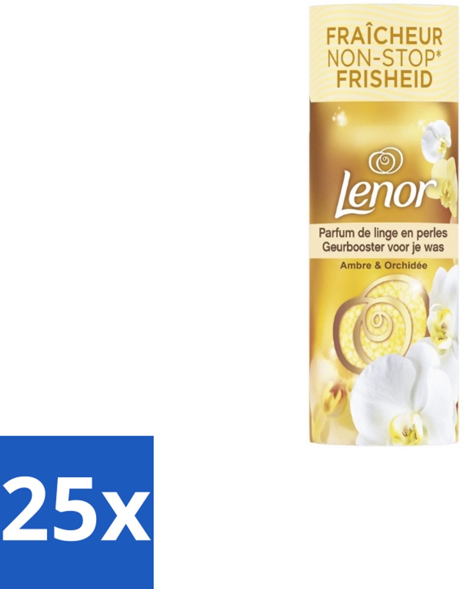25 x Lenor – In-Wash Geurbooster – Gouden Orchidee - 19 wasbeurten - Geurbooster - Wasgeur - Wasgeurbooster - Geur In Was - Wasgeur Intensiteit