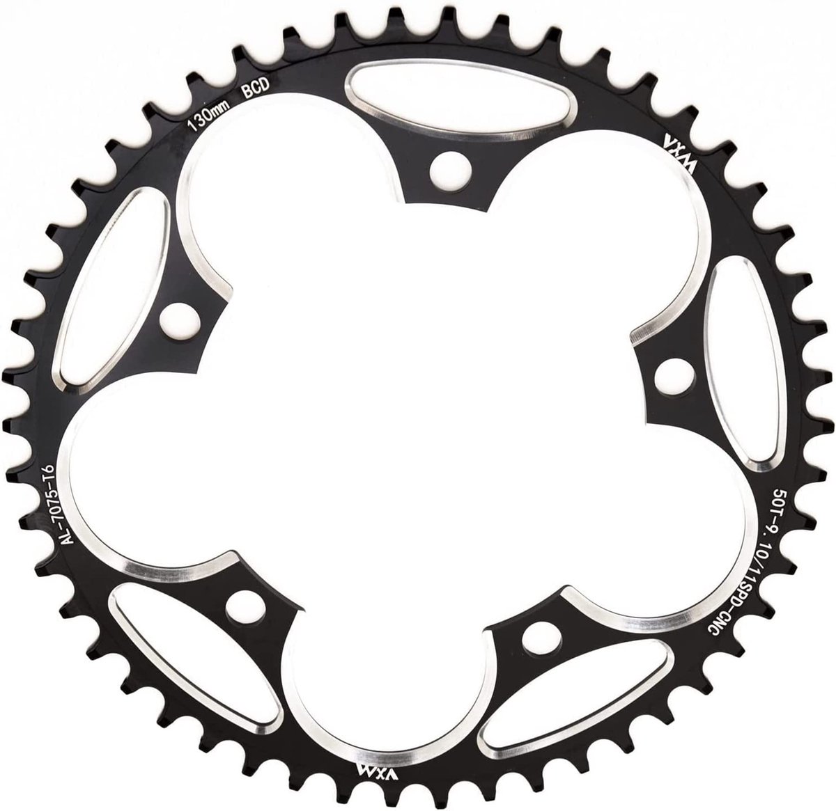 Elzusha - Fiets Chainring 52T van 7075-T6 Aluminium voor 8-12-Snelheid
