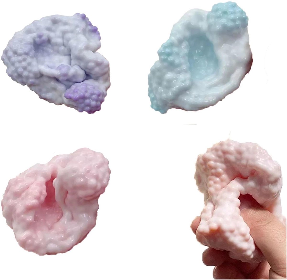 Elzusha - Set van 3 Stressballen voor Ontspanning en Focus