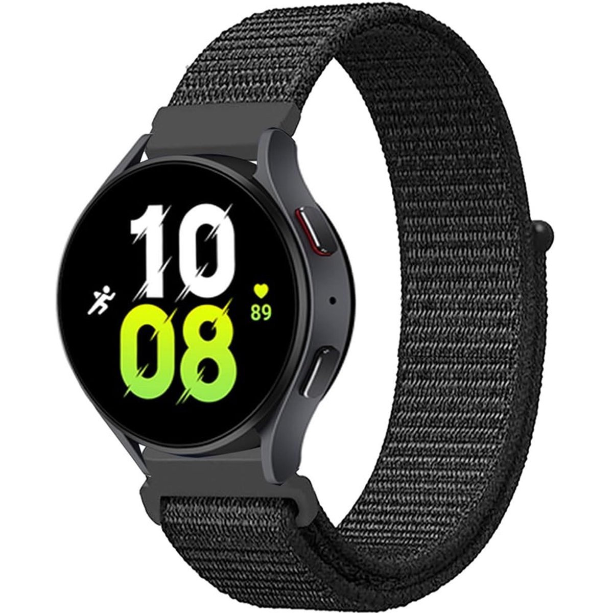 Elzusha - Nylon Sport Horlogeband voor Samsung Galaxy Watch, 22 mm