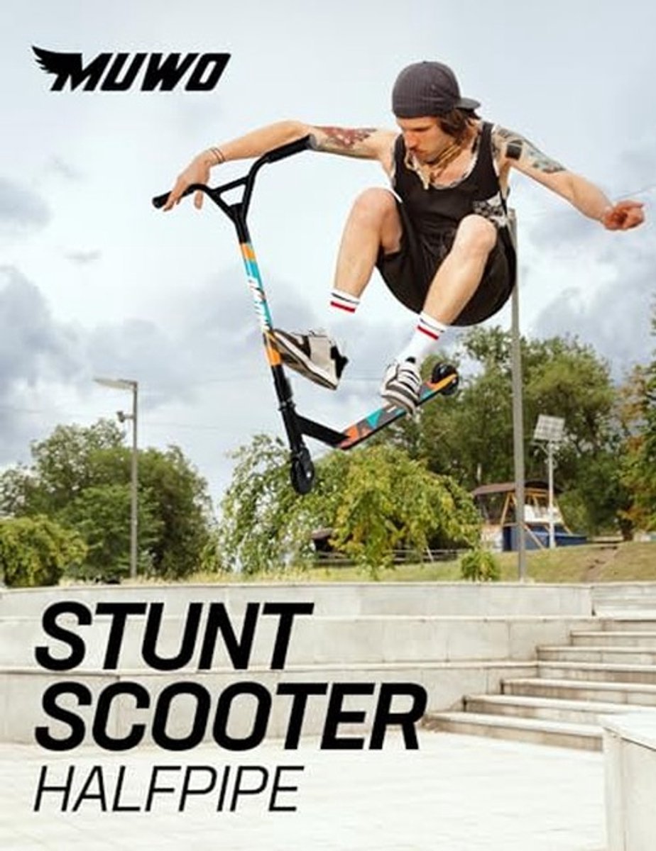 Elzusha - Robuuste Stunt Scooter voor Actie en Tricks
