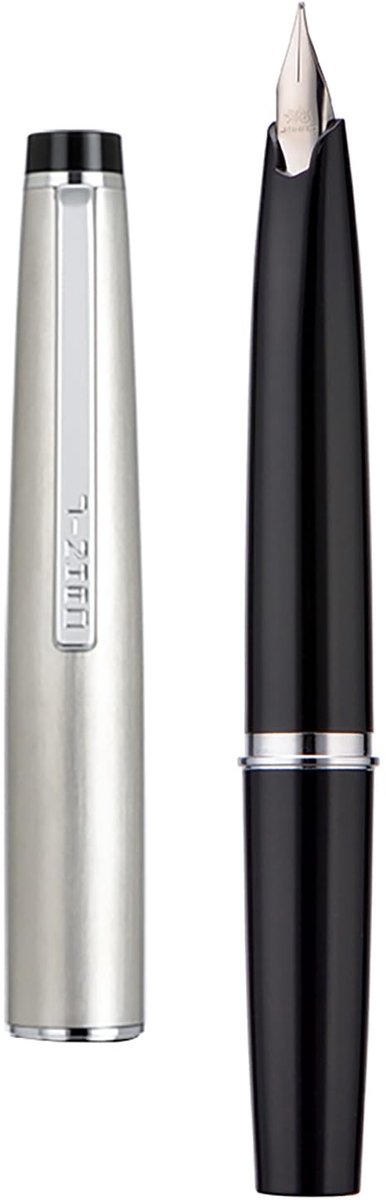Elzusha - Mini Vulpen met Fijne Penpunt en Converter Zilver