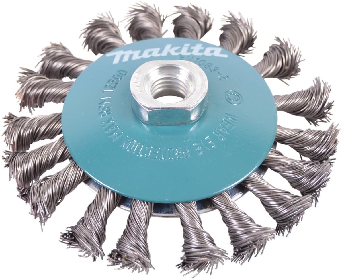 Elzusha - Ronde Borstel 115 mm - Gevlochten Gegalvaniseerd Staal