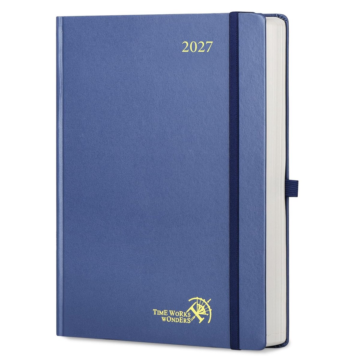 Elzusha - A4 Daily Planner 2027 - 1 dag per pagina, hardcover