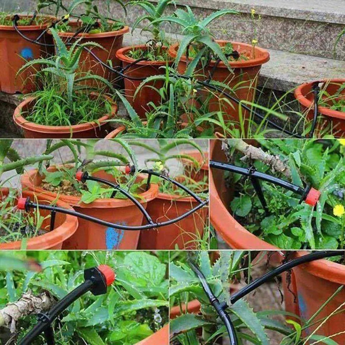 Tuinirrigatiesystemen, automatische micro-irrigatiesets, druppelirrigatiesystemen