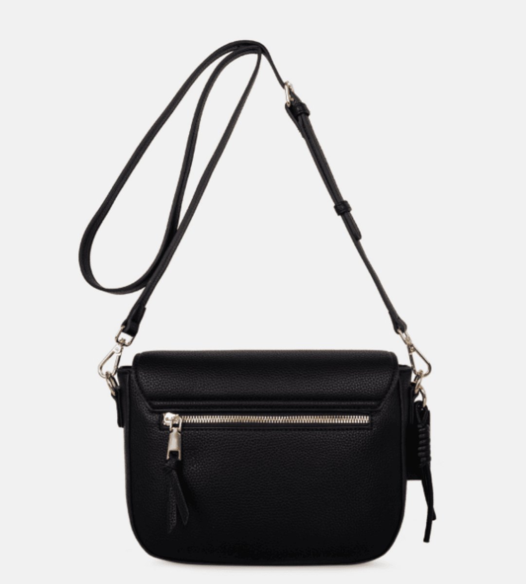 Laurent David Dames Crossbody Estée Black | Zwart | Maat: One Size