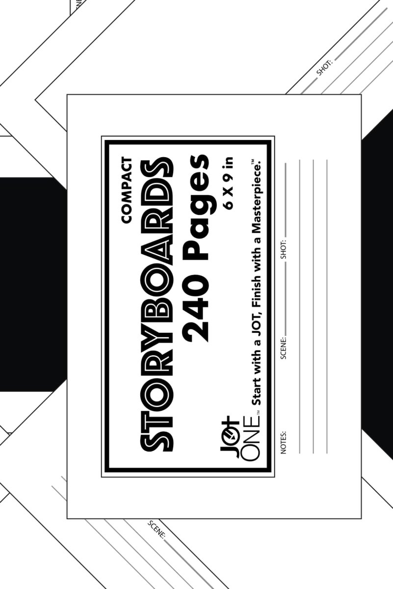WIDE Frame Storyboard Notebook – 6x9, 240 Pages: Compact - ShopVlot