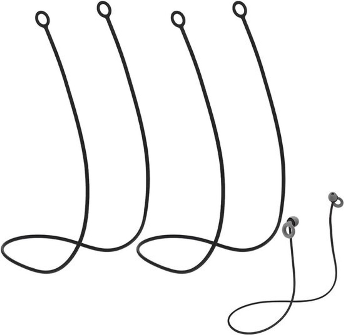 Oordopjes connector koord - siliconen accessoires voor het veilig houden van oordopjes