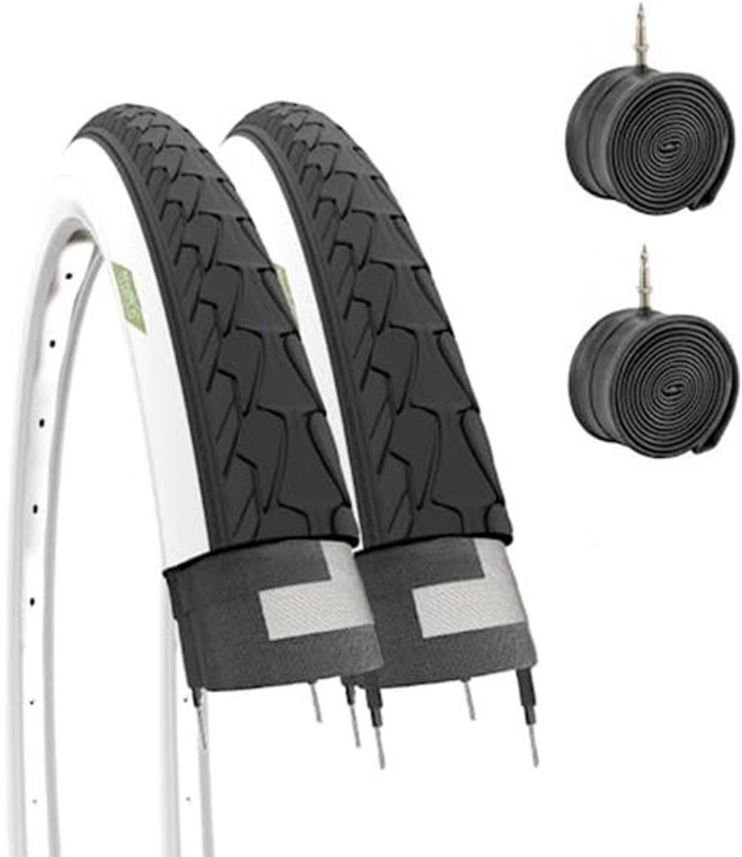 Witte 700 x 35C Fietsbanden voor Volwassenen Unisex