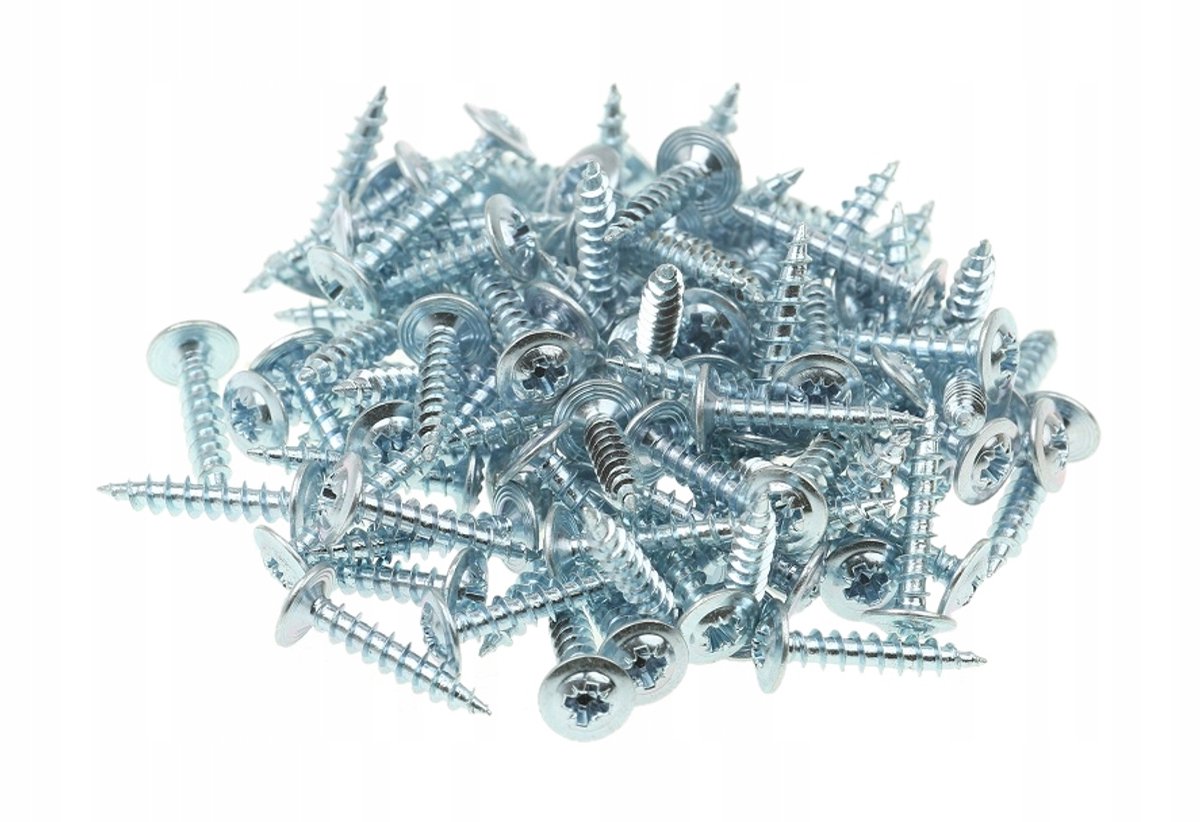 Marcopol Verzinkte Onderlegschroeven 4x20 mm - 100 Stuks