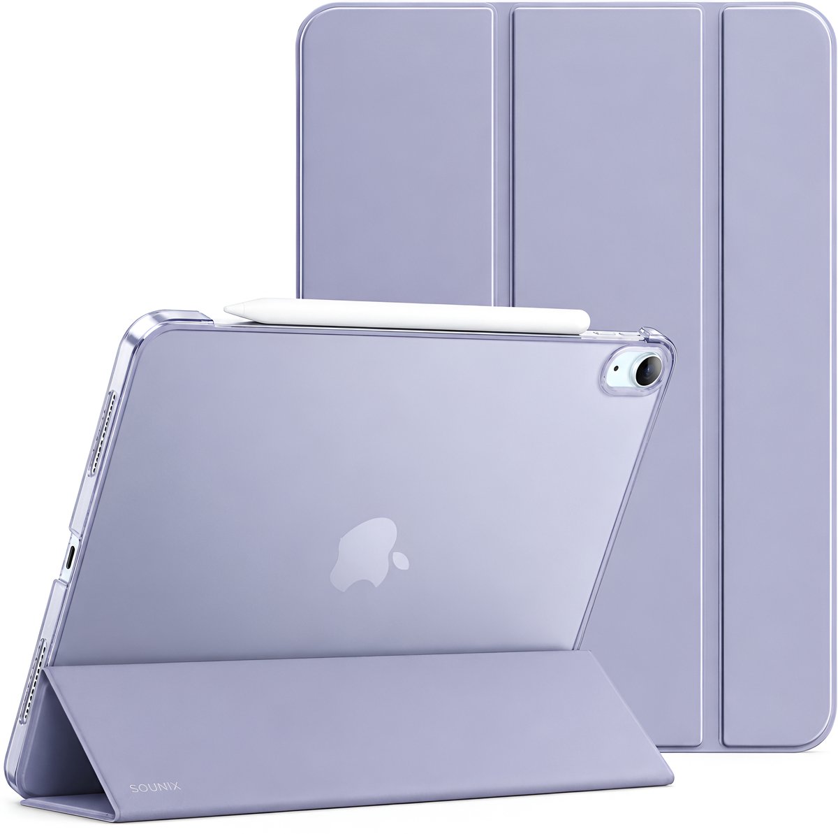 Sounix Tablet Hoes Geschikt voor Apple iPad 11 (2025) A16/iPad 10.9 Inch 10e generatie (2022) - Hoesje - Blauwgrijs