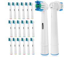 20 stuks vervangende tandenborstelkopjes geschikt voor Oral-B Braun - navulling voor elektrische tandenborstels van Oral-B 7000/Pro 1000/9600/ 500/3000/8000