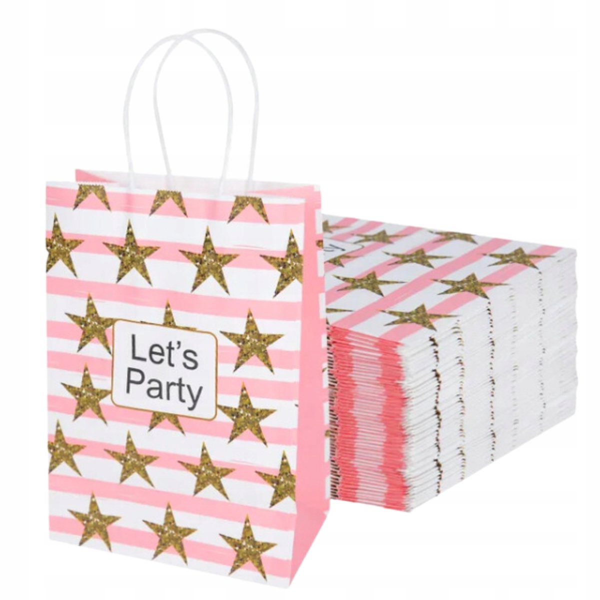 Roze Cadeautassen 5 stuks - Decoratief & Feestelijk