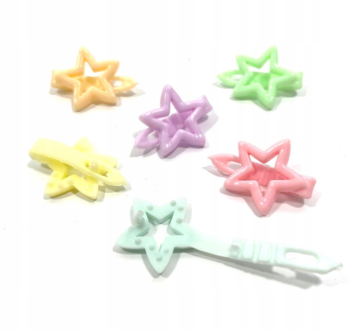 20x Ster Haarclips voor Meisjes - Mix Kleuren