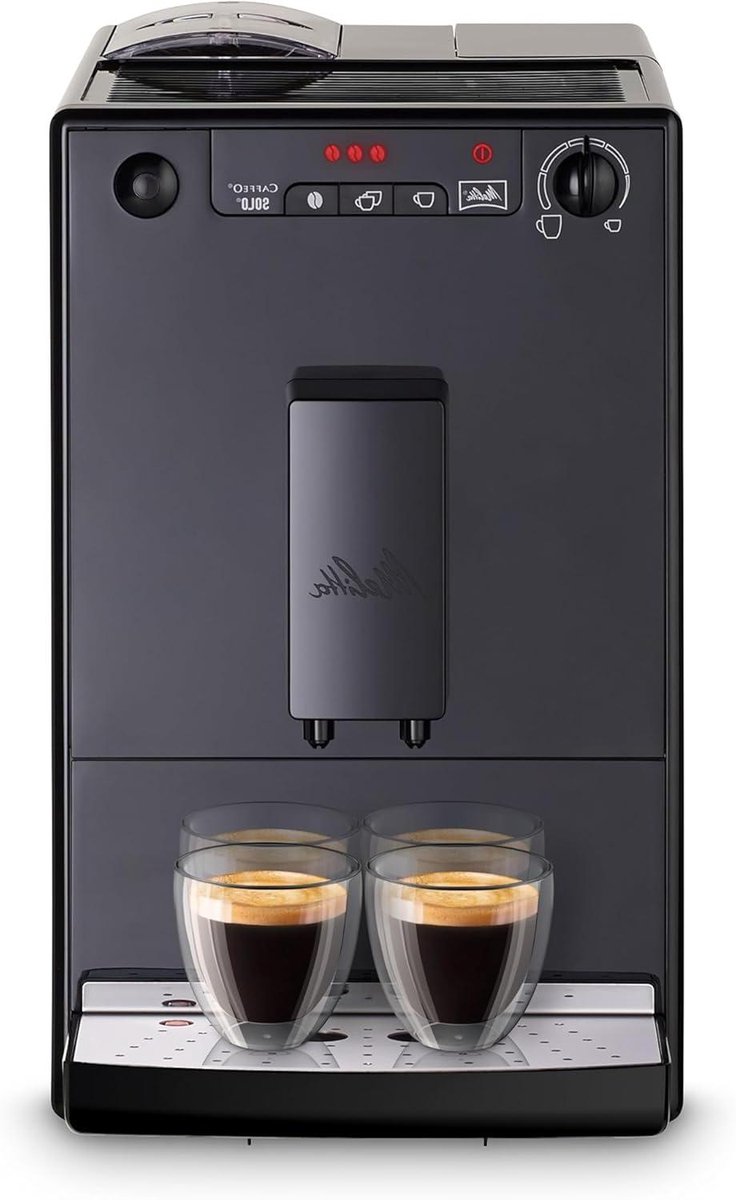 Volautomaat Koffiezetter - Espresso Machine - Pure Koffie Genot - Extra Slim Ontwerp - 1.2 Liter - Zwart
