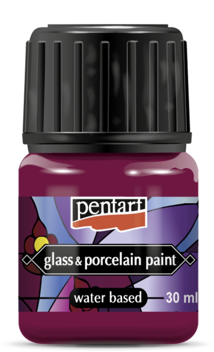 Pentart Porselein & Glasverf 30 ml. - Yellow