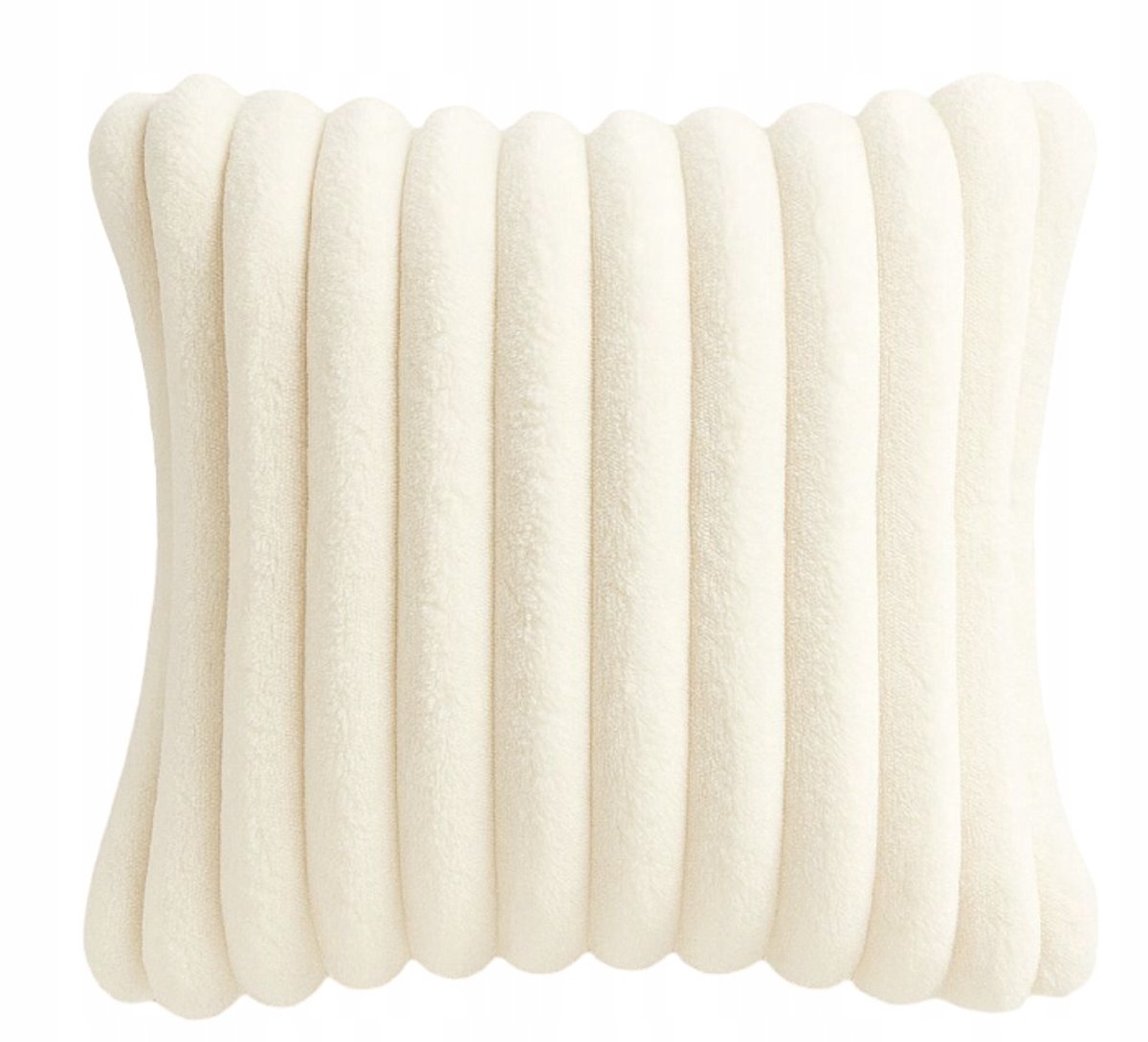 MMO-EURO Martyna Opiełka Premium Corduroy Velvet Sierkussenhoes 45x45 cm - Vanille Crème