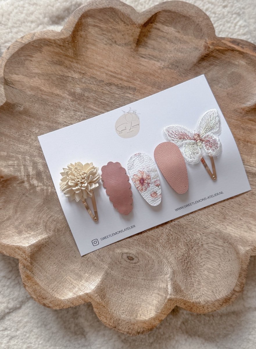 Klikklak Setje - Mae - Klikklak Haarspeldjes - Haarspeldje voor Meisjes & Kinderen - Vlinder - Haaraccessoires voor Peuters & Kleuters - Verjaardagscadeau