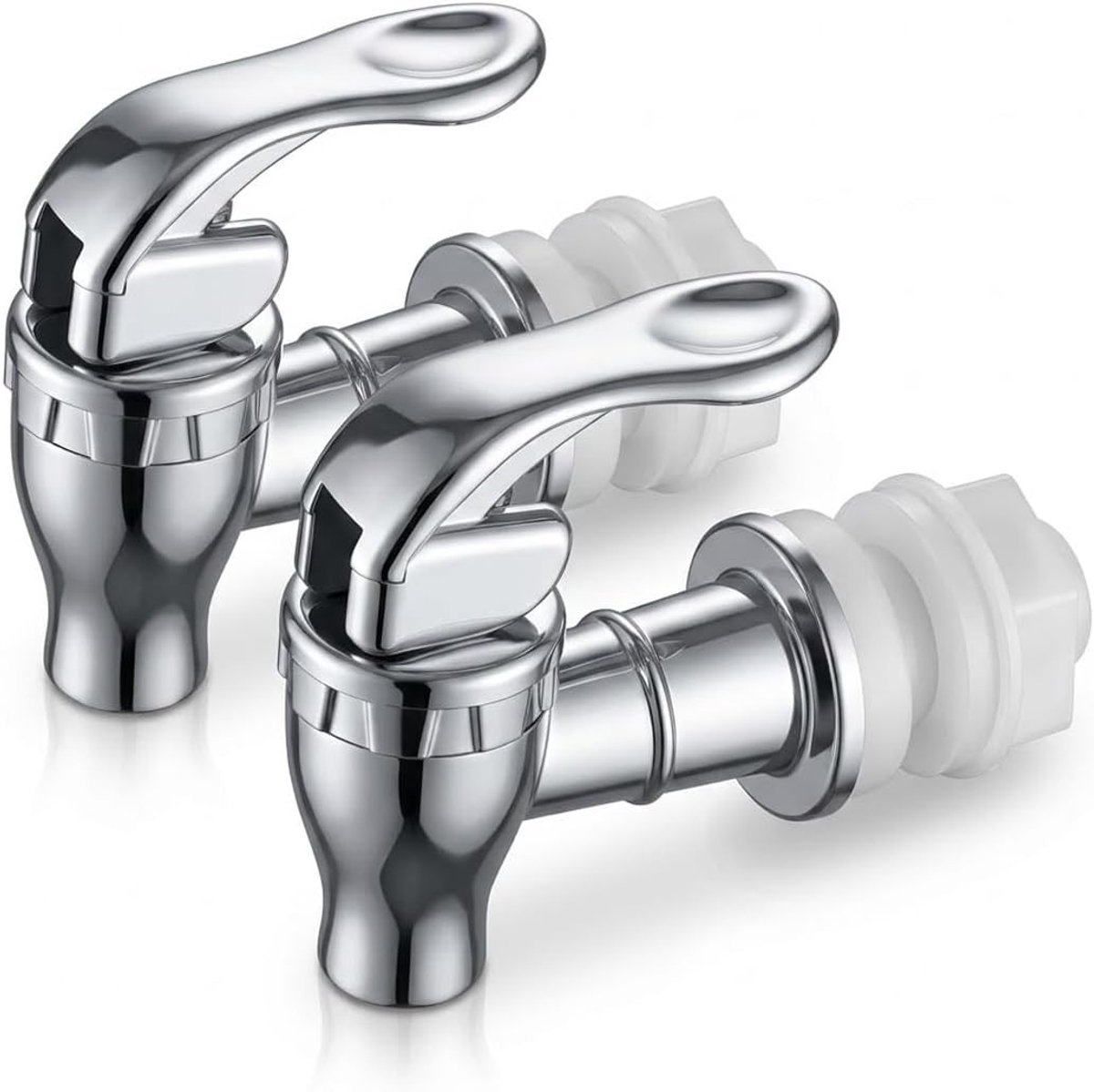 Drankdispenser Kraan - Zilver - 8 x 6,5 x 3 cm - Robuust Kunststof - Voor Diverse Drankhouders