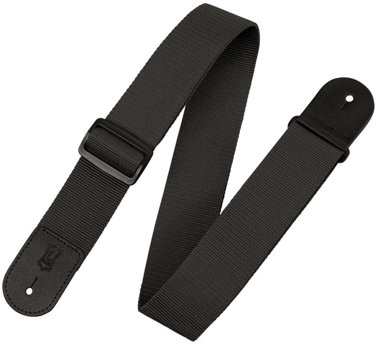 Levy's M8POLY-BLK Single Tone Polypropyleen Gitaarband Zwart