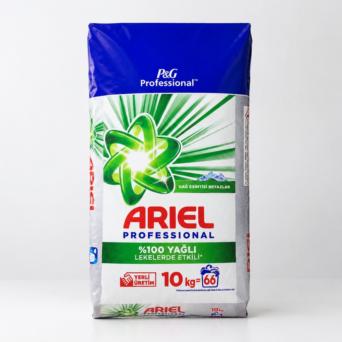 Ariel Professional Waspoeder Wit Bergbries - 10kg - 66 Wasbeurten